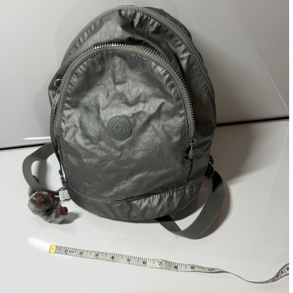 Kipling small backpack purse floral drawstring, 11x13x6, for both girls & women